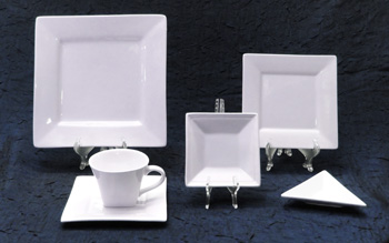Square White China Square White China