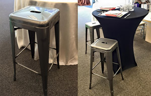 Gunmetal Bar Stool